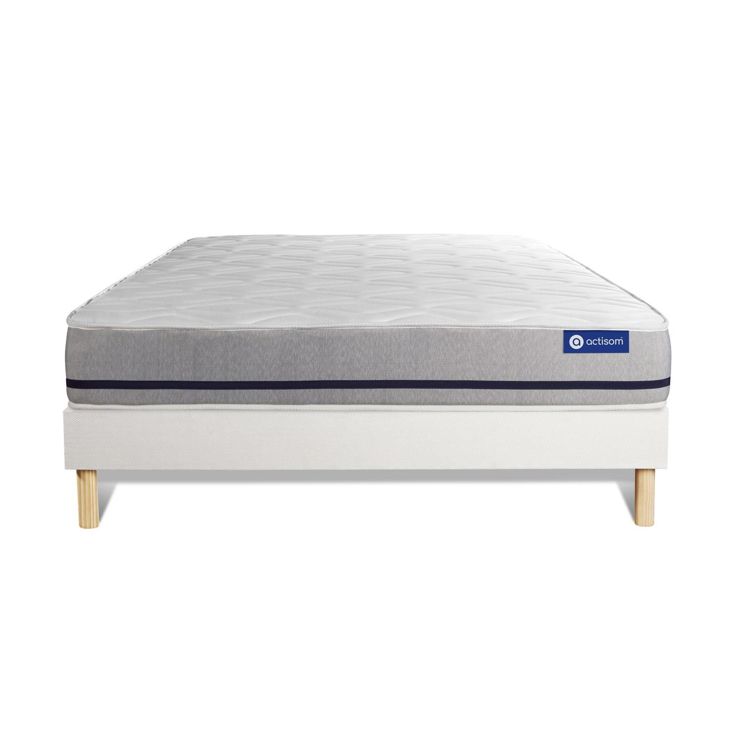 Pack colchón Actimemo soft 180x200cm + Somier multiláminas, espuma viscoelástica, 3 zonas de confort