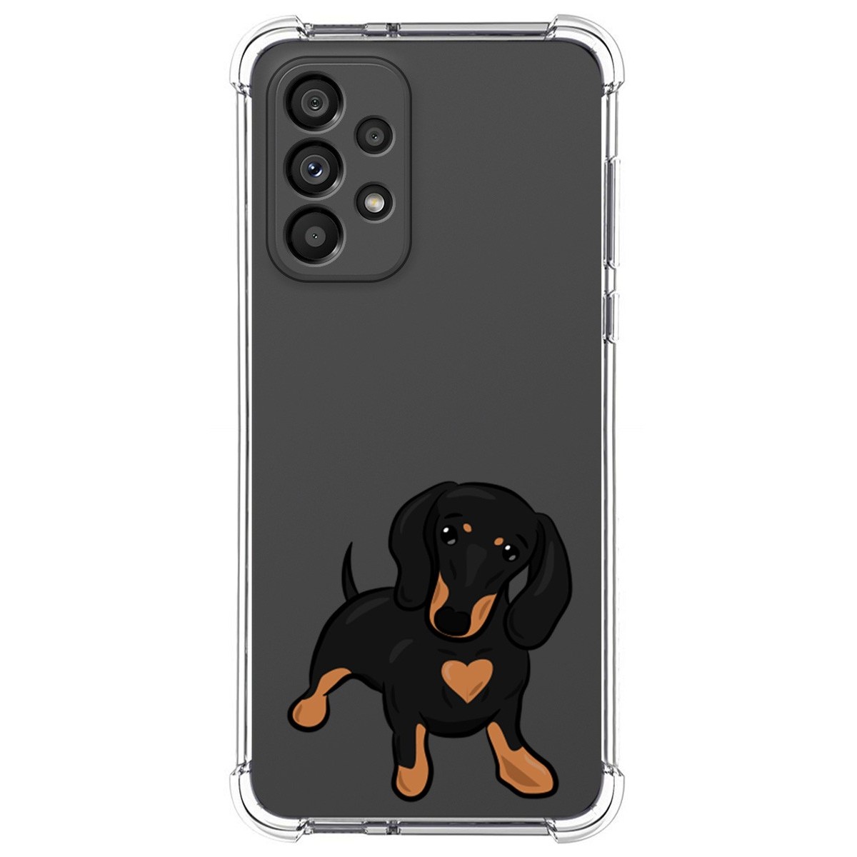 Funda Silicona Antigolpes para Samsung Galaxy A33 5G diseño Perros 04 Dibujos