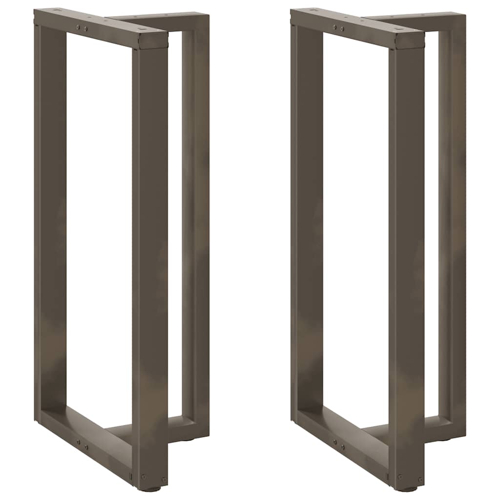 vidaXL Patas para mesa de bar en forma de T (2 unidades) 60 x 35 x (110-111) cm, acero