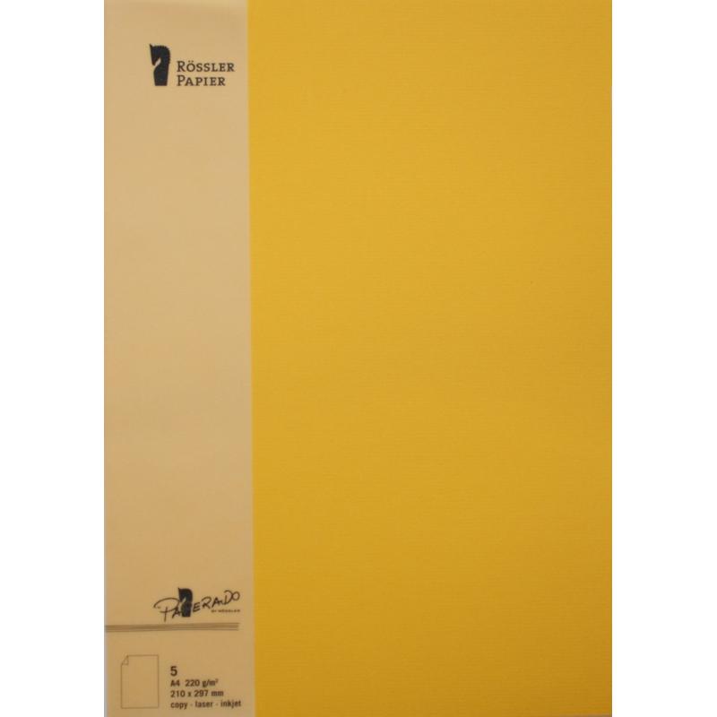 Paperado – Sobre (Tamaño A4), color amarillo (5 unidades)