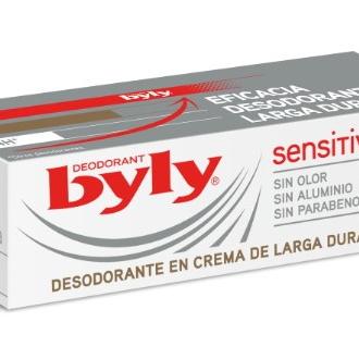 Byly - BYLY Sensitive Seda Desodorante en Crema de Larga Duración 72h  25 ml Desodorante en Crema de Larga Duración
