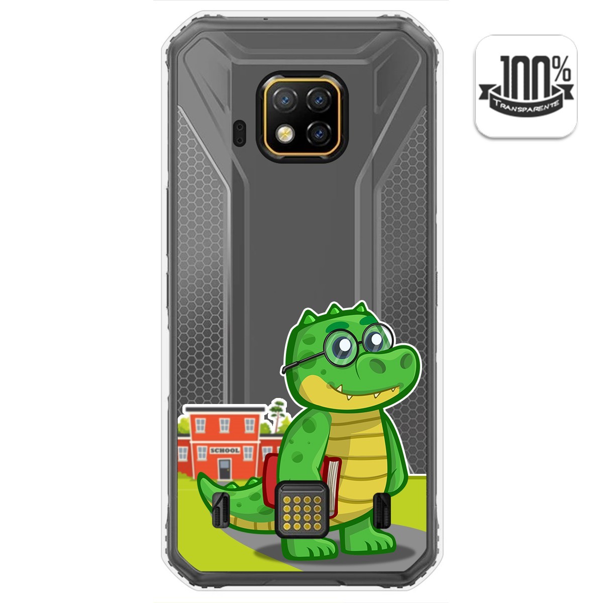 Tumundosmartphone Funda Gel Transparente para Doogee S95 Pro diseño Coco Dibujos