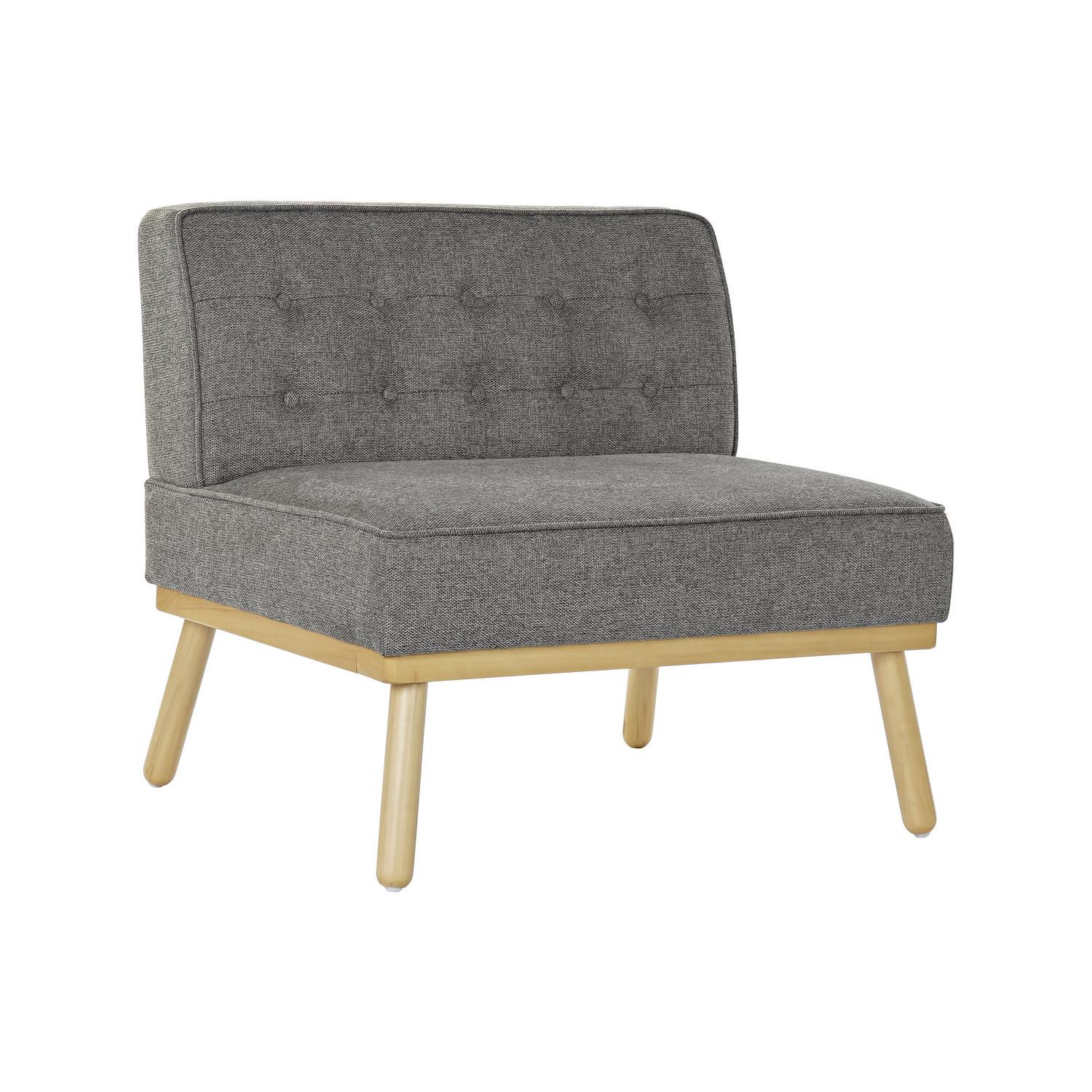 SILLON LINO ABETO 80X66X72 CAPITONE GRIS OSCURO FIJALO MB192414