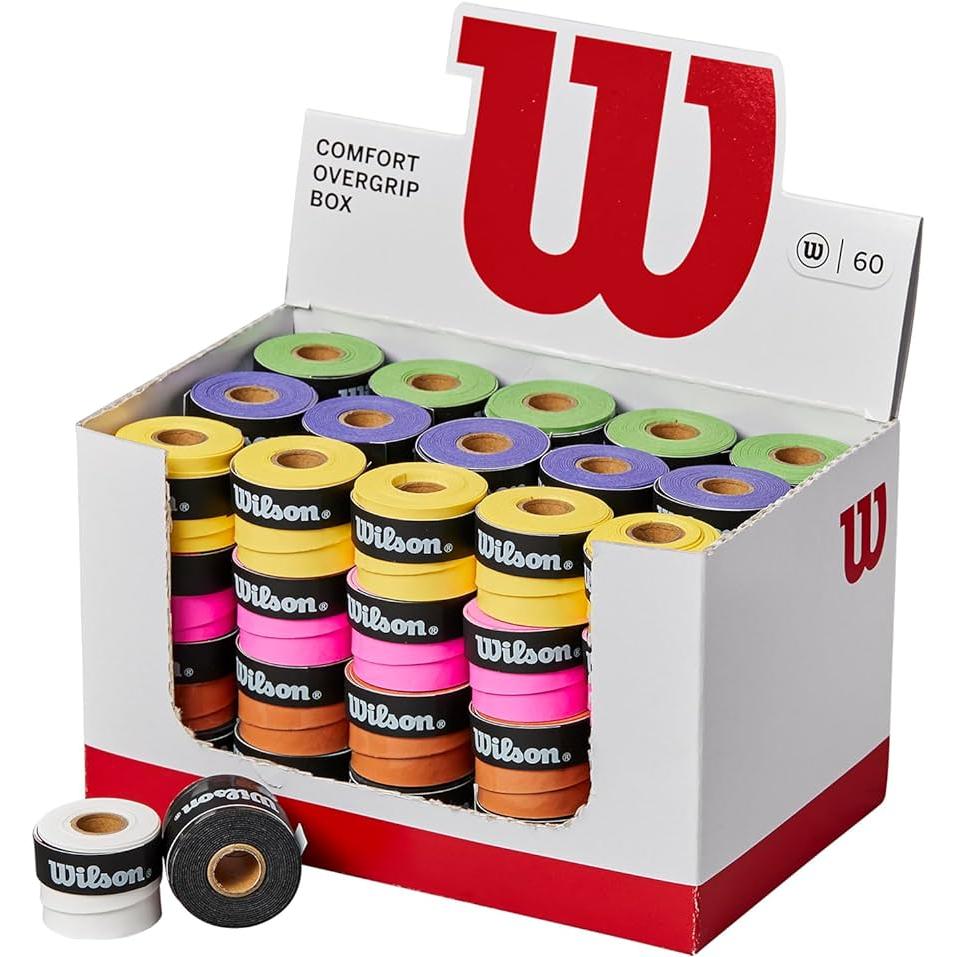 Overgrip Wilson – Pro Liso, Pro Padel, Pro Perforado o Colores | Pack o Tambor | Máximo Agarre, Absorción y Resistencia