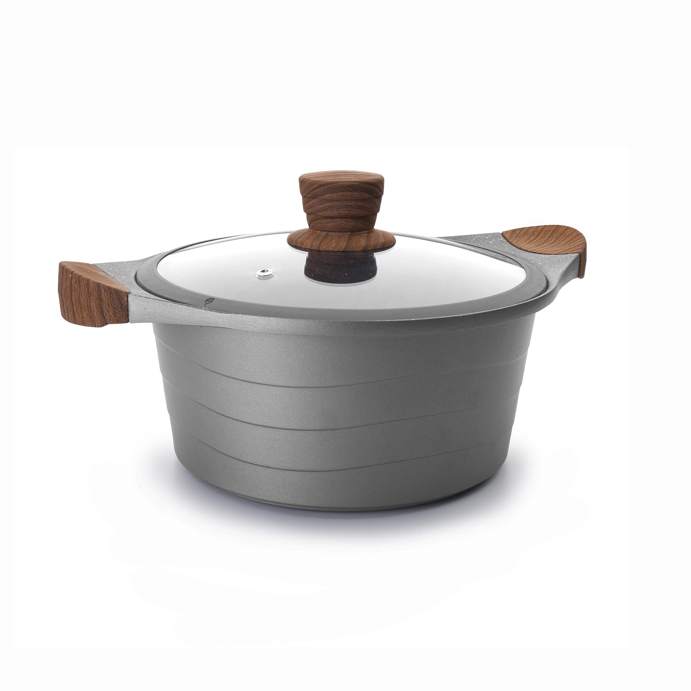 CACEROLA ALUM.FUNDIDO STILO D.28 CMS