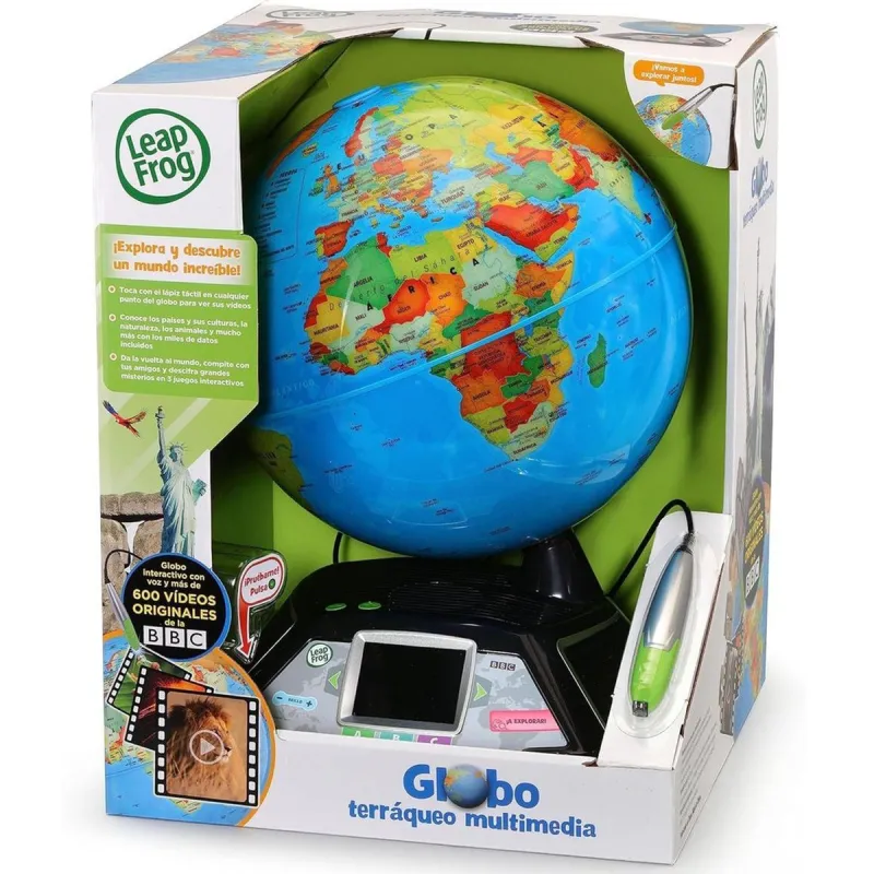 Globo Interactivo Terráqueo Multimedia en castellano - Vtech LeapFrog