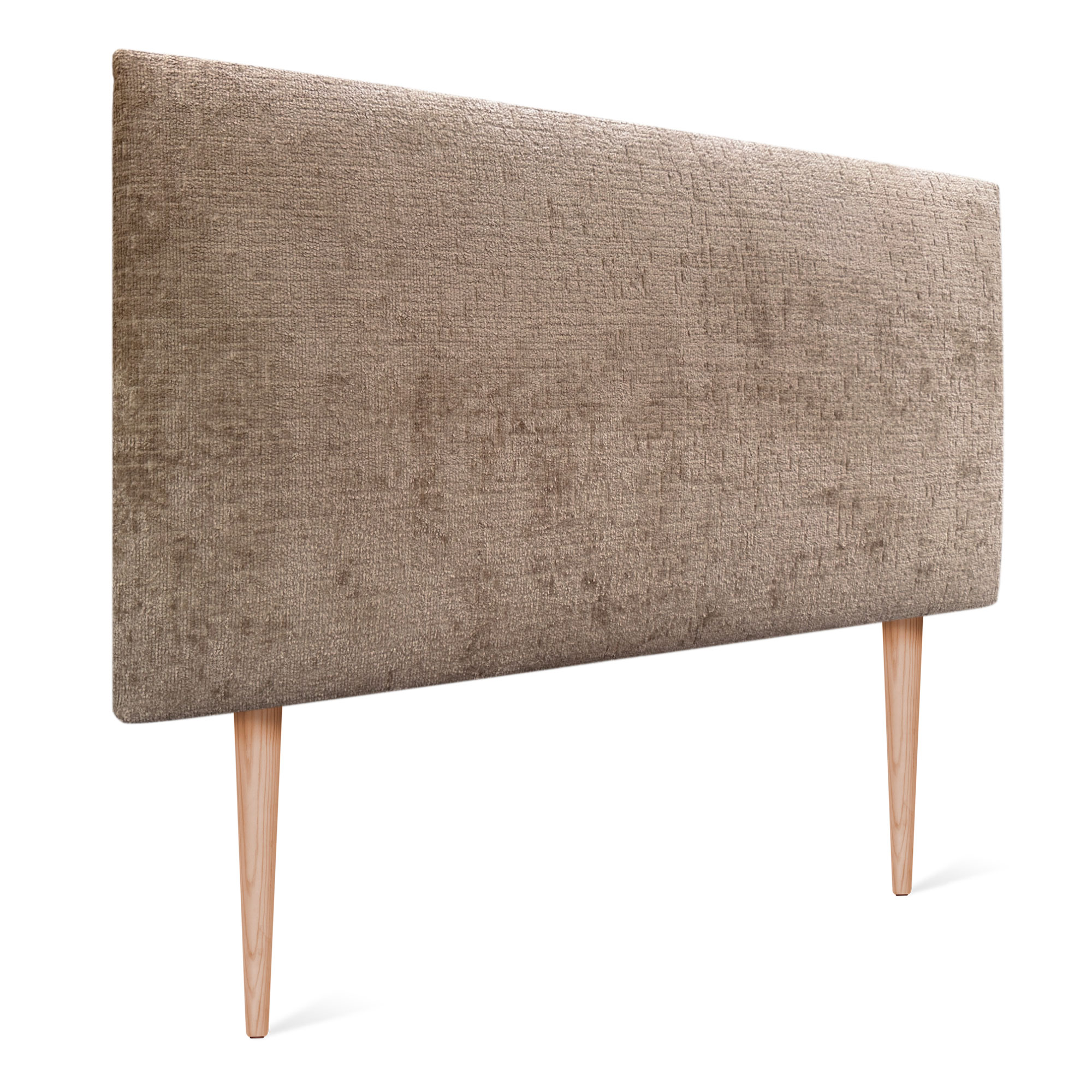 DHOME Cabecero en Lana Liso con Patas Alta Gama Moderno con 8cm Grosor