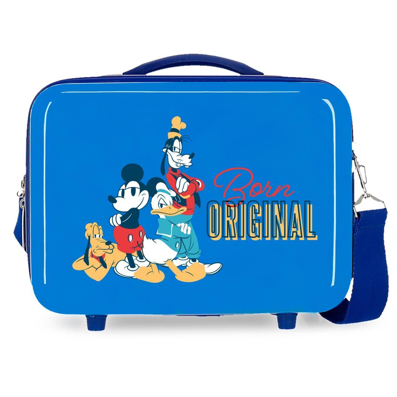 Neceser ABS Disney Mickey & Friends azulon 21x29x15cm