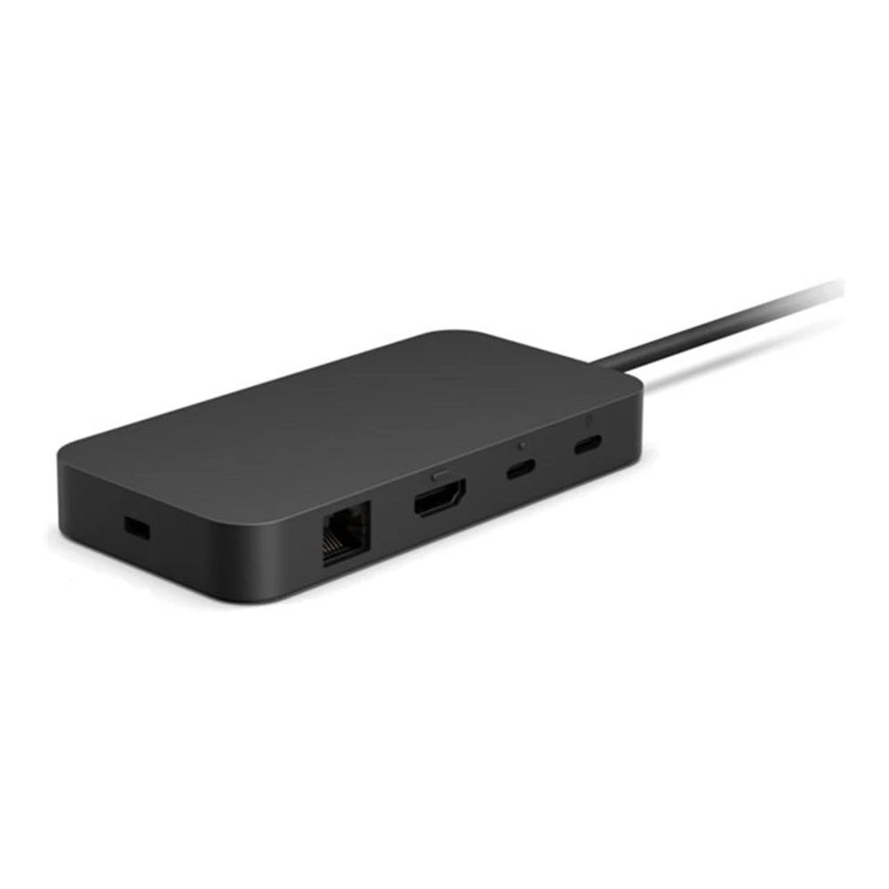 Microsoft - Estación de acoplamiento USB4 Surface EP2-19975 con Thunderbolt 4, HDMI 8K y Ethernet Gigabit para productividad híbrida, negro