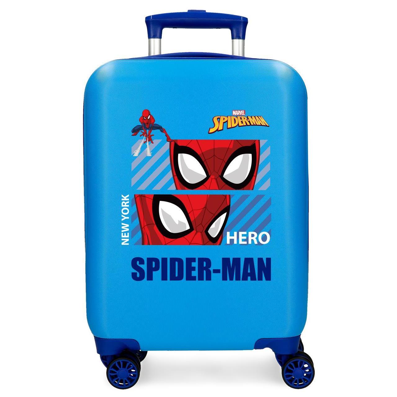 Maleta de cabina Spiderman hero azulon 33x50x20 cm