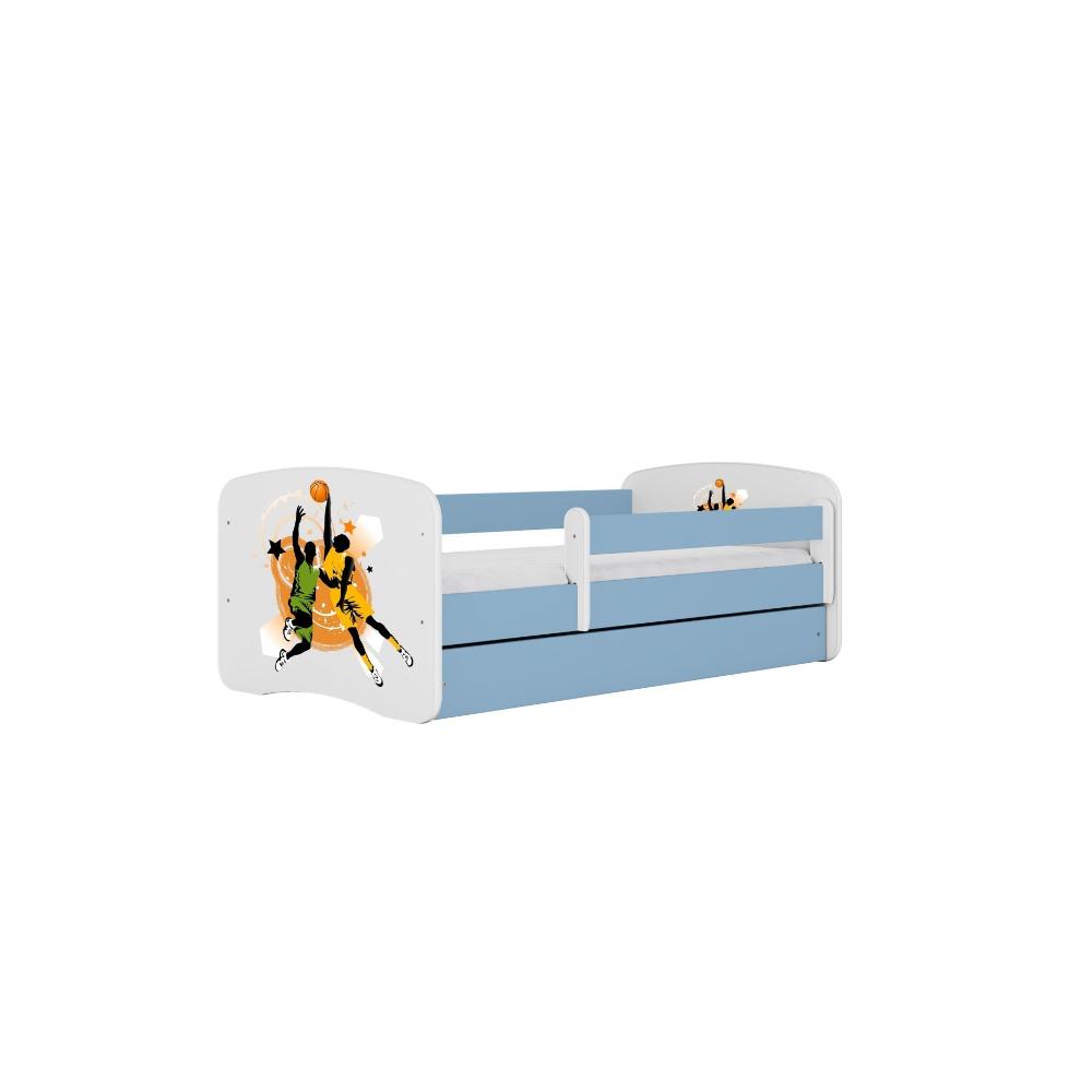 Cama 140 x 70 cm Kocot Kids com gaveta Babydreams Basketball Blue