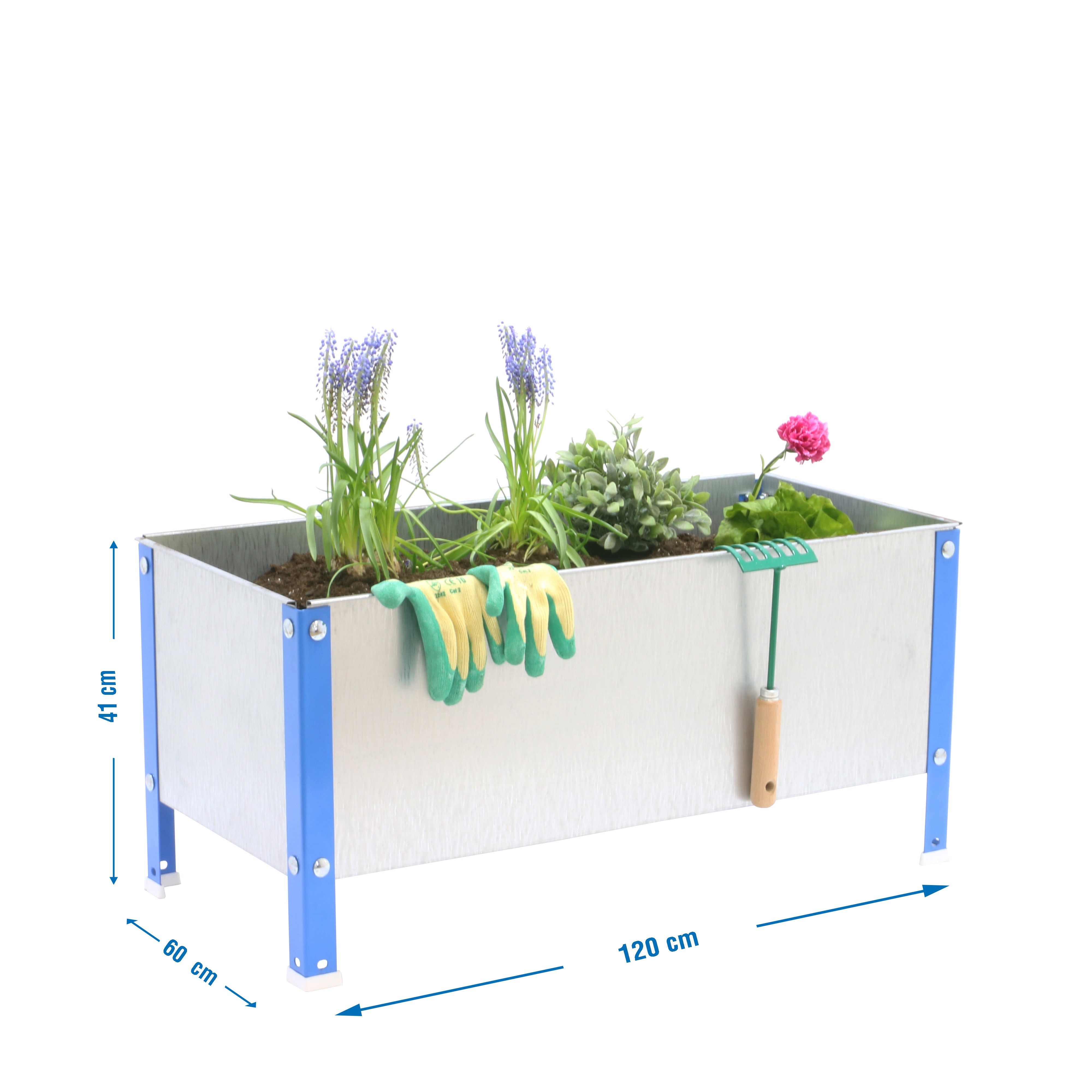 Estantería SIMONRACK Simongarden urban 410x1200x600 azul/galv-200l