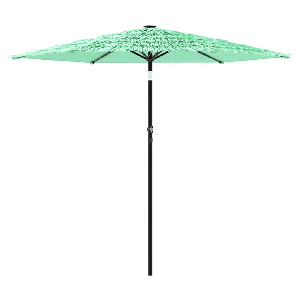 vidaXL Sombrilla de jardín con poste de acero verde 268x268x226 cm