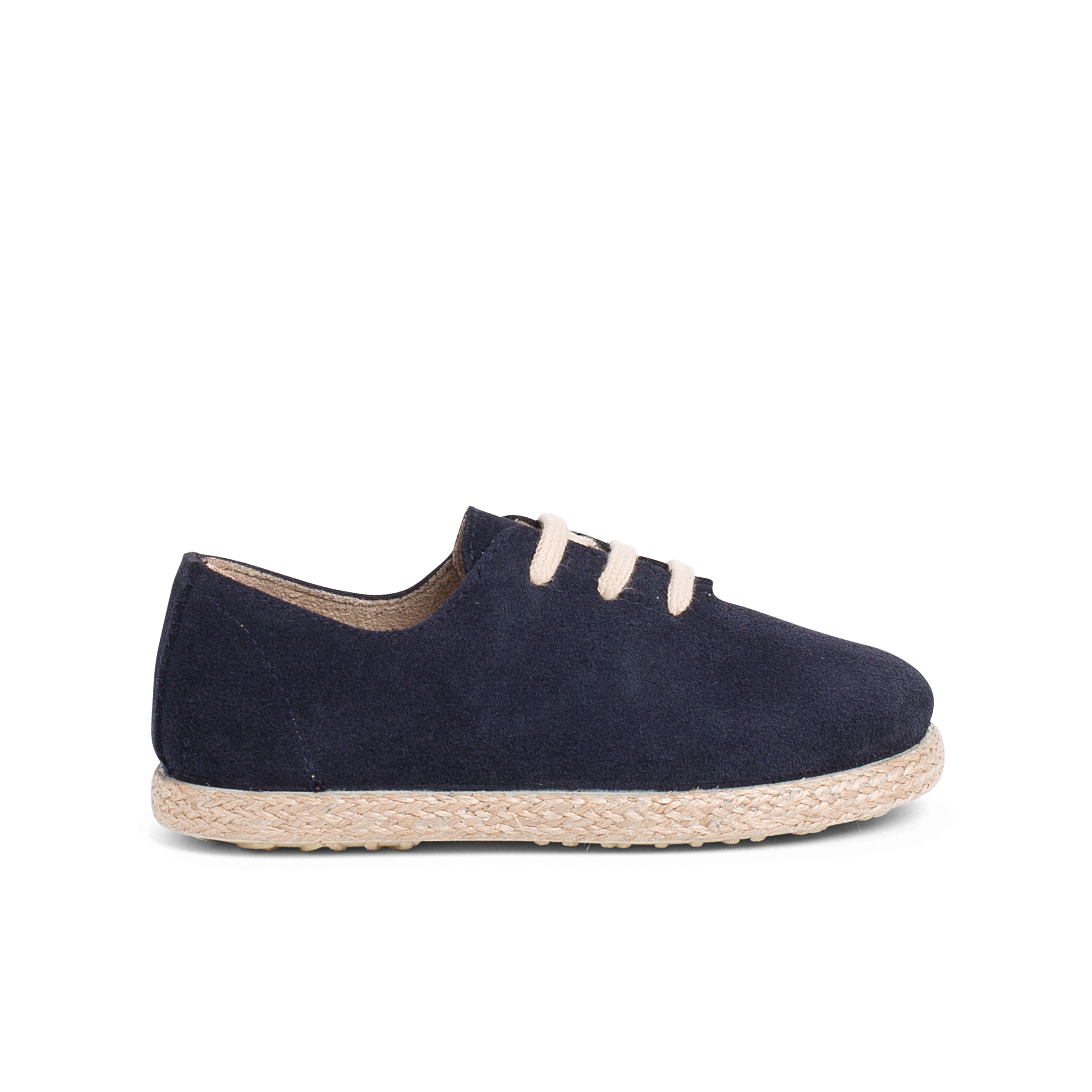 Pisamonas Zapatillas Cordones Serraje Y Yute Niños