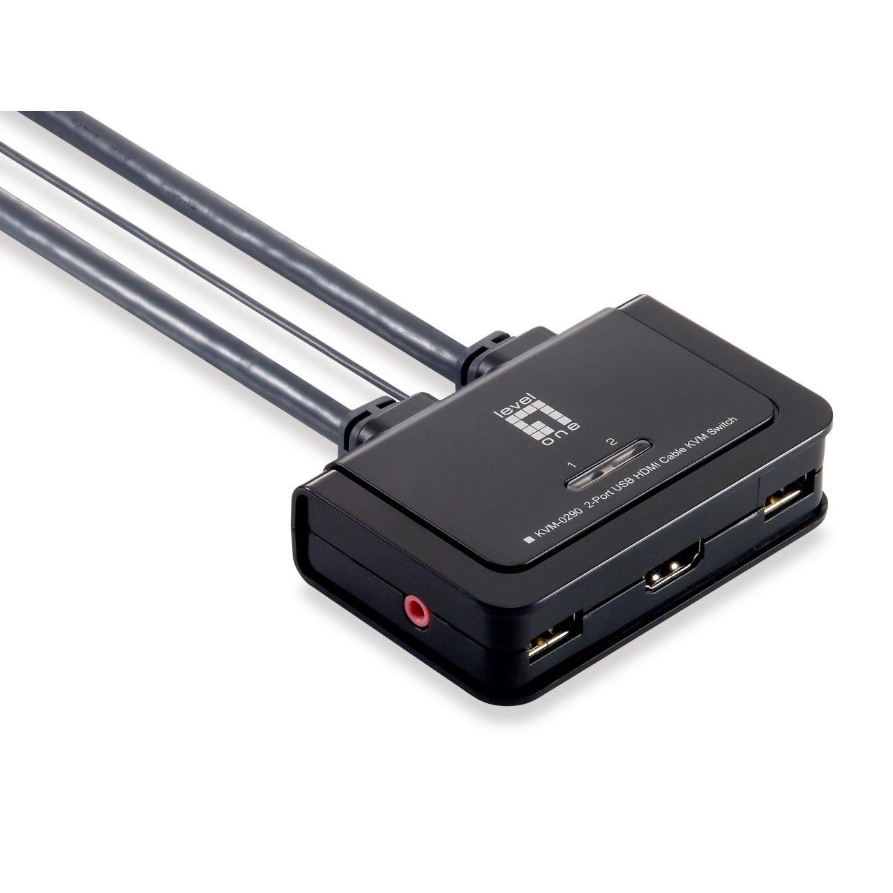 ADAPTADOR DE CONEXIONES LEVELONE LO KVM-0290