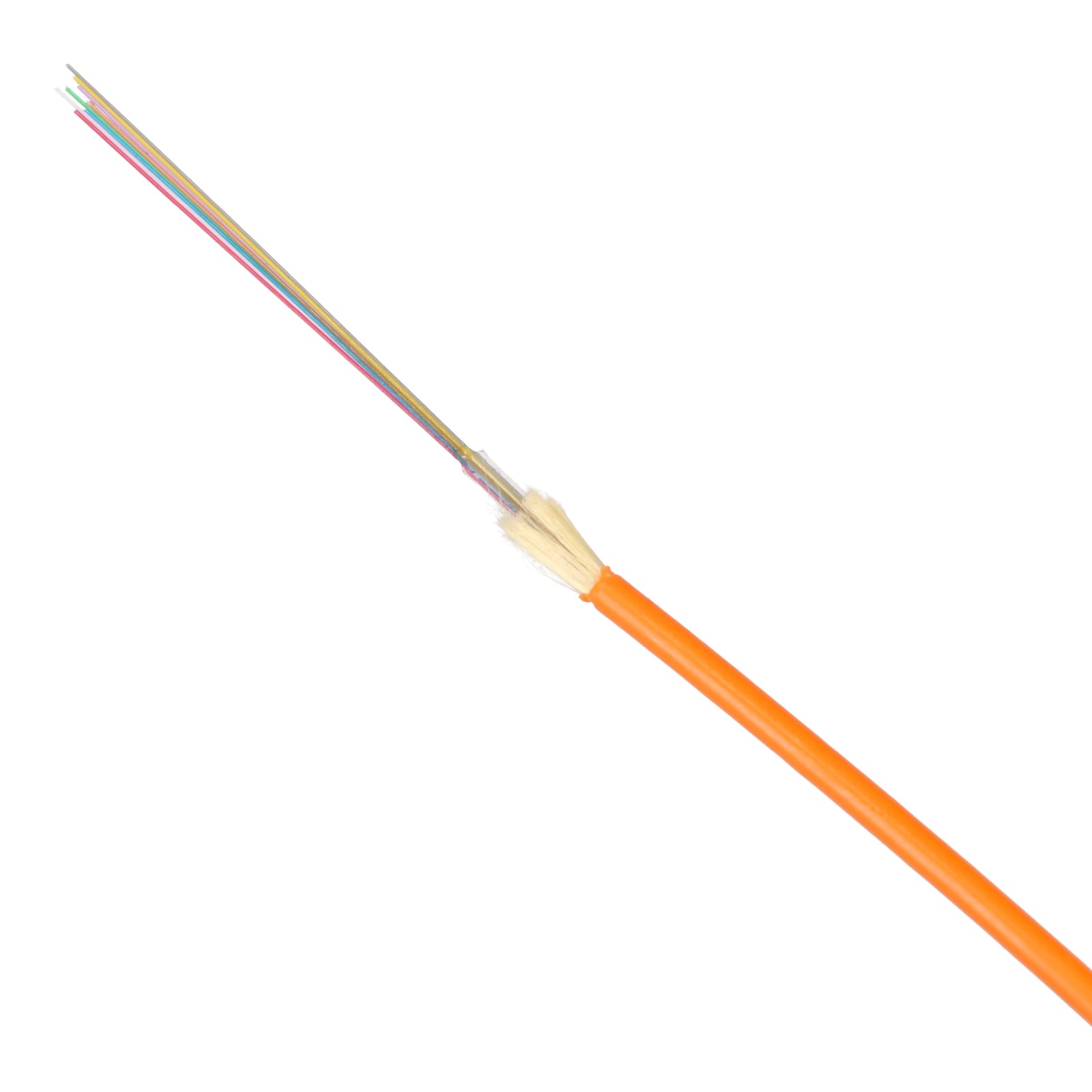Fiberhome micro cable 2.5mm 8fo g.657a1 pe orange 4km drum