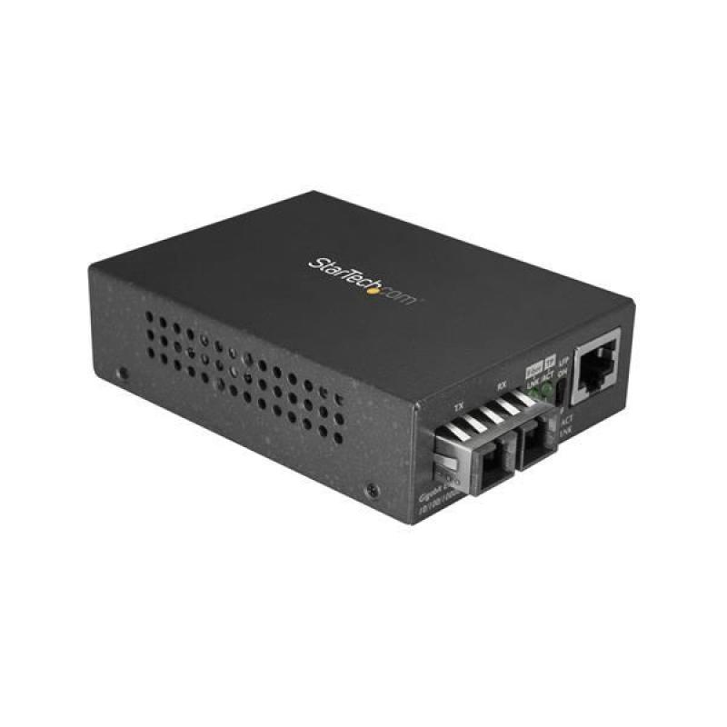 Conversor rj45 fibra sc 550m