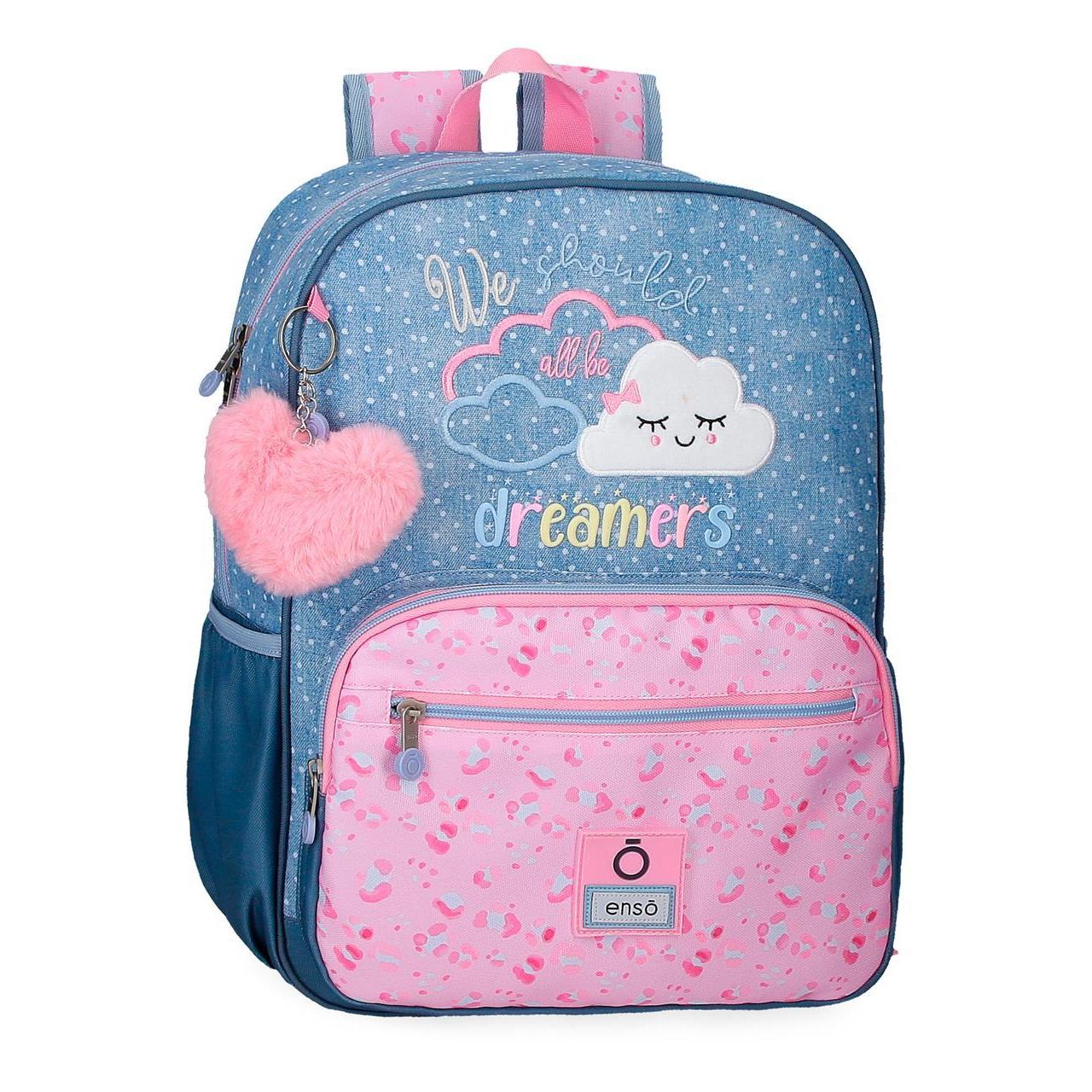 Mochila escolar Enso Dreamers denim