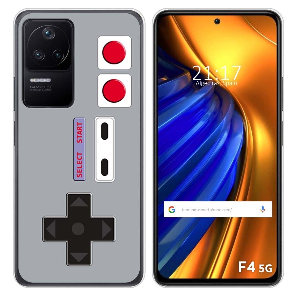 Funda Silicona para Xiaomi Poco F4 5G diseño Consola Dibujos