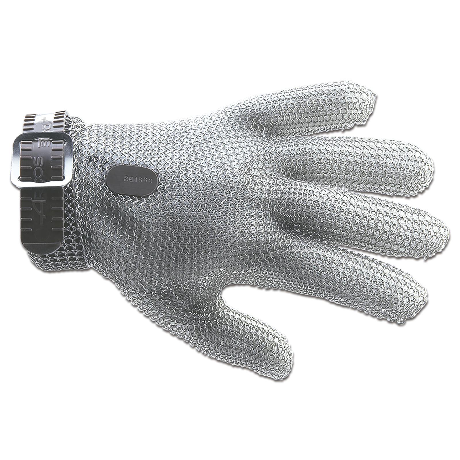 Arcos Guantes de Protección de Malla - Acero Inoxidable Anticorte para Cocina - Certificación EN 420/EN 10827/1 - Tamaño XXS 210 mm - Seguridad y Durabilidad
