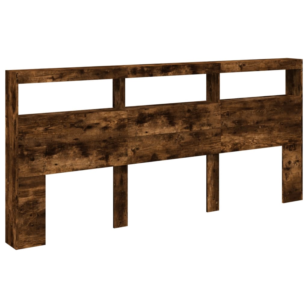 vidaXL Cabecero de cama con luz LED 220x17x102 cm