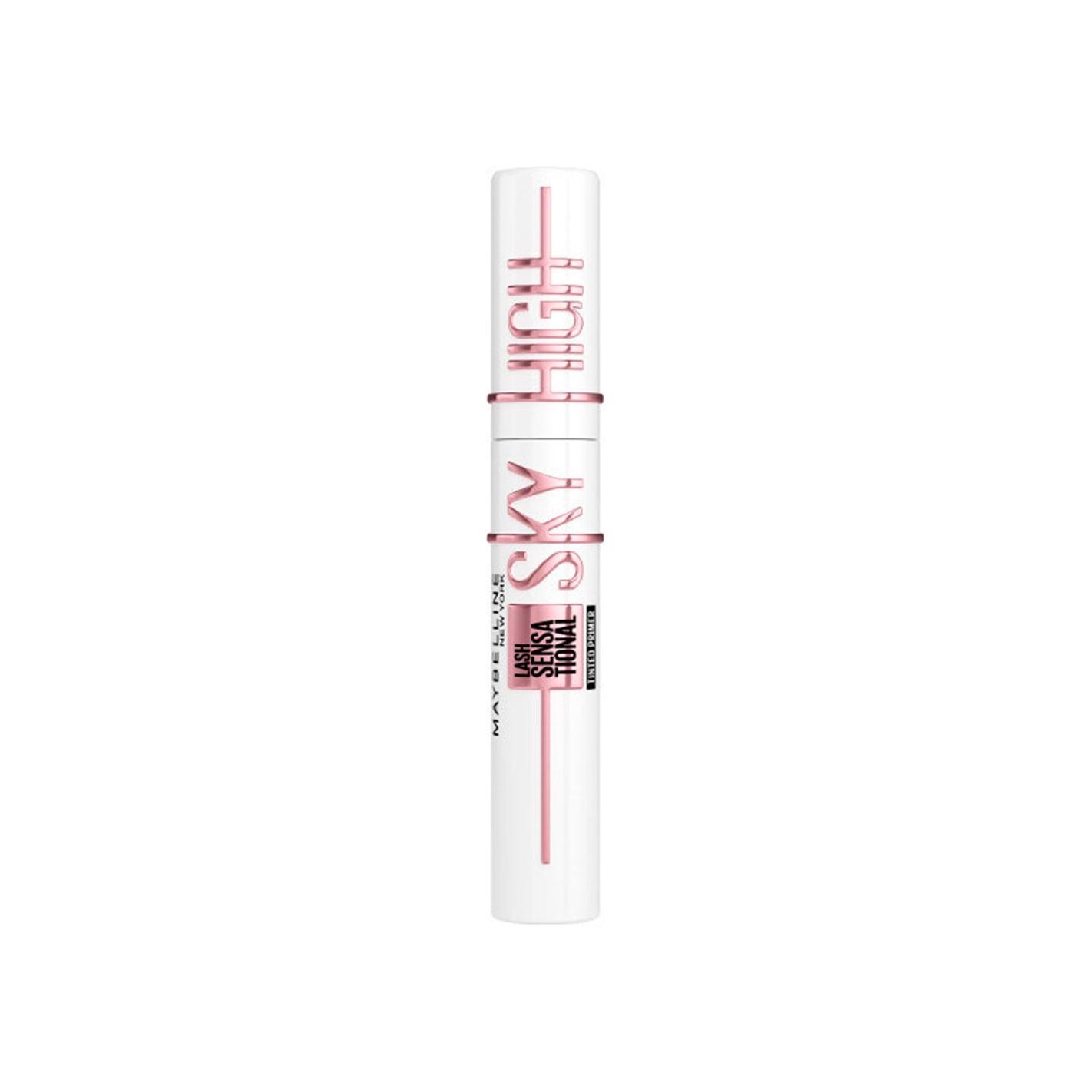 Maybelline New York - Máscara de pestañas Lash Sensational Sky High Primer con ceramidas y pro-vitamina B5 para nutrición intensiva, volumen redefinido y longitud sin límites, ideal como base o uso solo