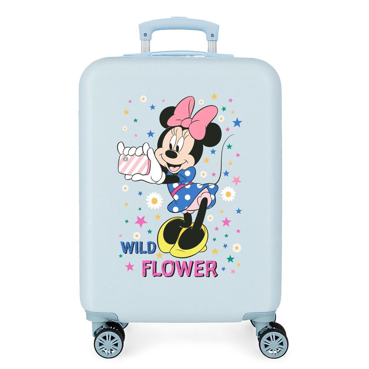 Maleta de cabina Disney Minnie Wild Flower 55x34x20cm