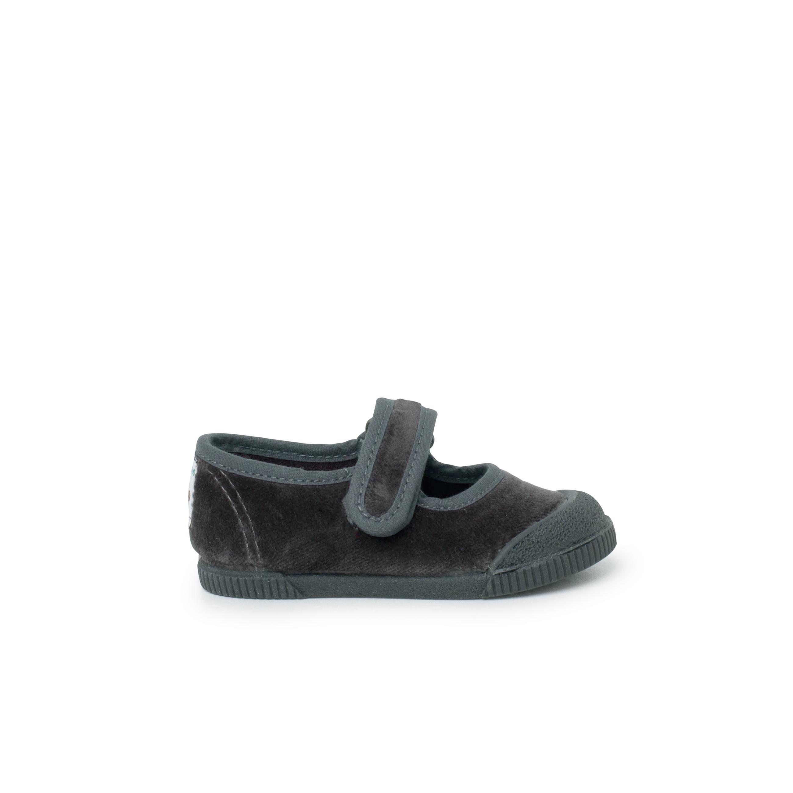 Pisamonas Merceditas barefoot terciopelo puntera goma