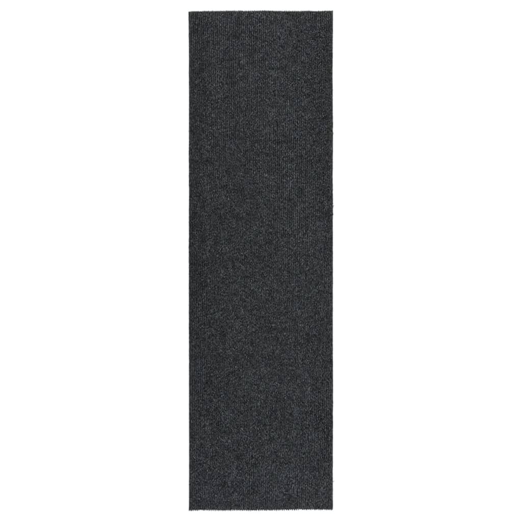 Vidaxl Alfombra de Pasillo Atrapa Suciedad 100x350 Cm Color Antracita Gris