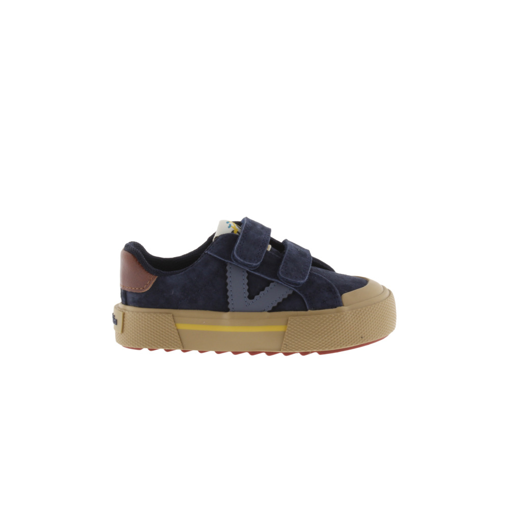 Victoria Tribu Zapatillas de serraje con piezas de color y doble cierre adherente 1065201