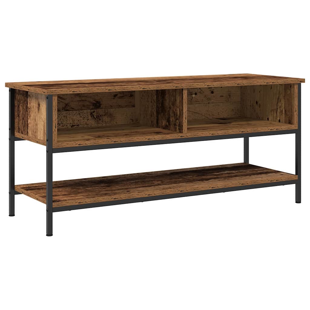 vidaXL Conjunto de mueble de TV Madera envejecida 100 x 35 x 45 cm