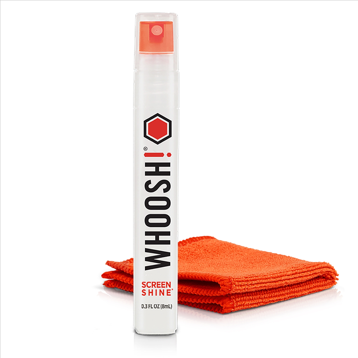Whoosh! Kit Pocket limpiador de pantallas de bolsillo 8ml +paño de microfibra de 14cm x 14cm