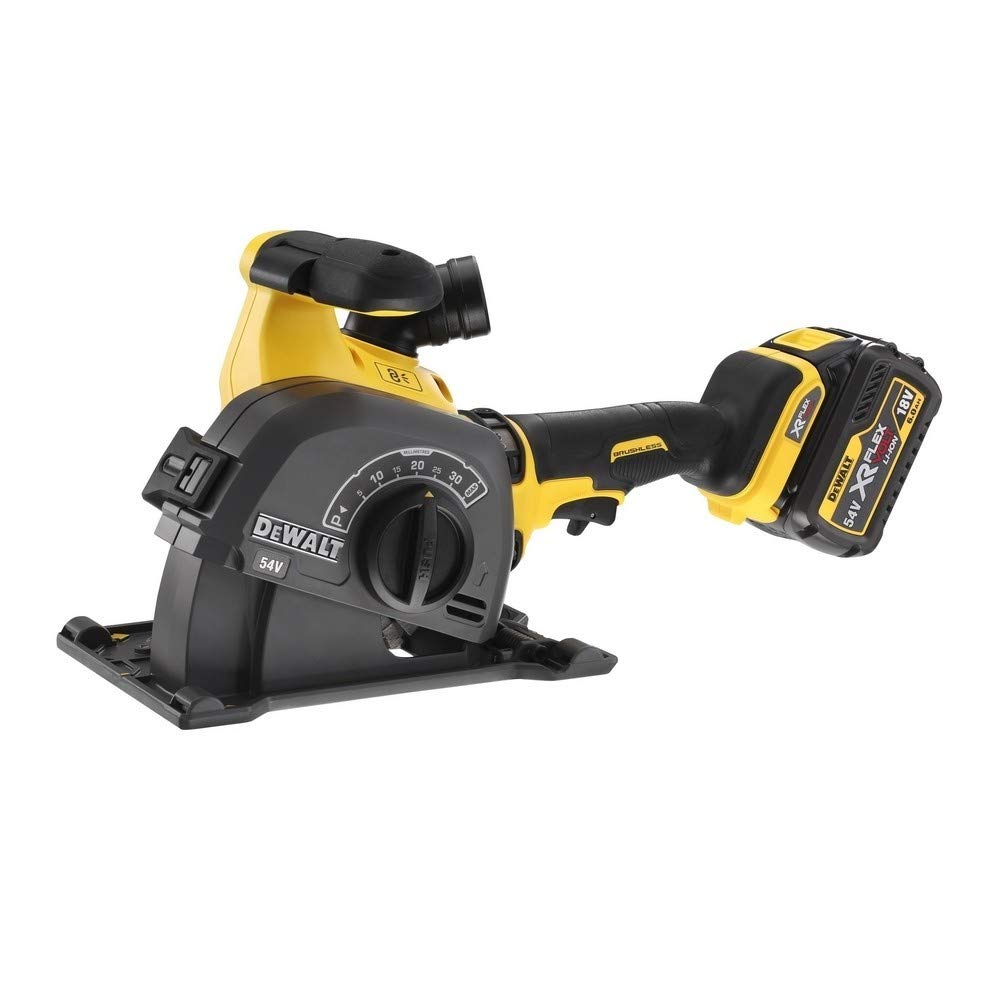 Dewalt flexvolt bruzdownica 54v 125mm 2x6,0ah dcg200t2