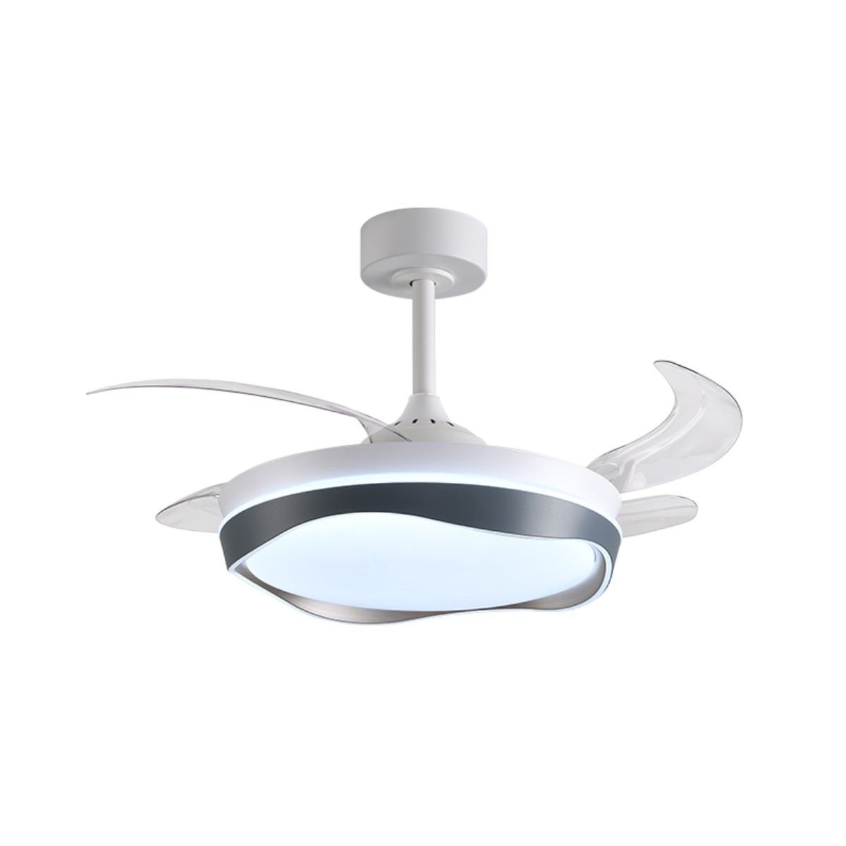 Ventilador de techo Almati Bel Air 72W 4 aspas retráctiles con luz LED Ø108 cm