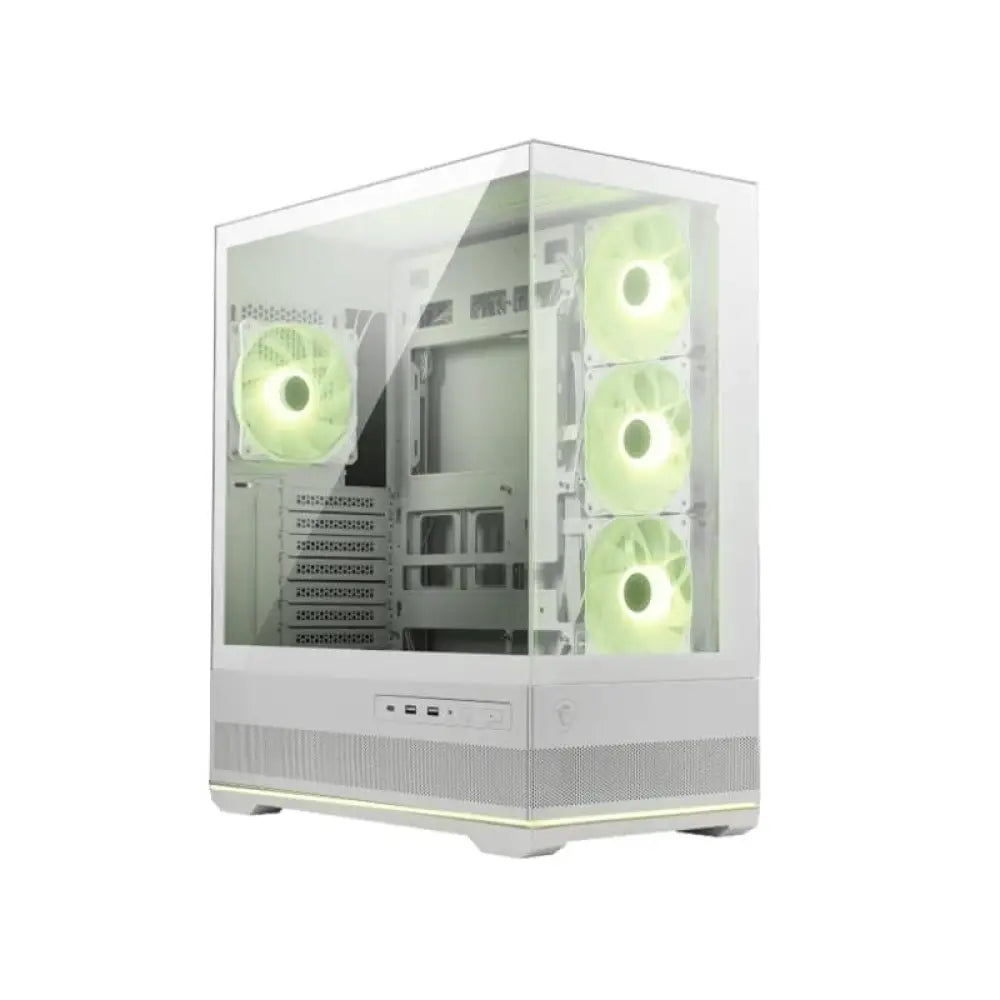 Torre PC MSI MAG PANO 110R PZ WHITE Vidrio templado Midi Tower Blanco Compatible ATX/mATX/Mini-ATX