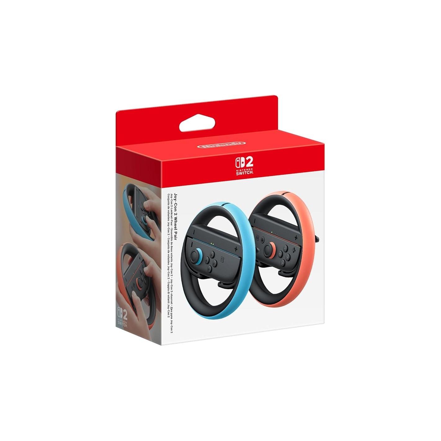 Oniverse Pack of 2 Racing Wheel Controller Holders - Orange/Blue - Switch 2  Switch 2
