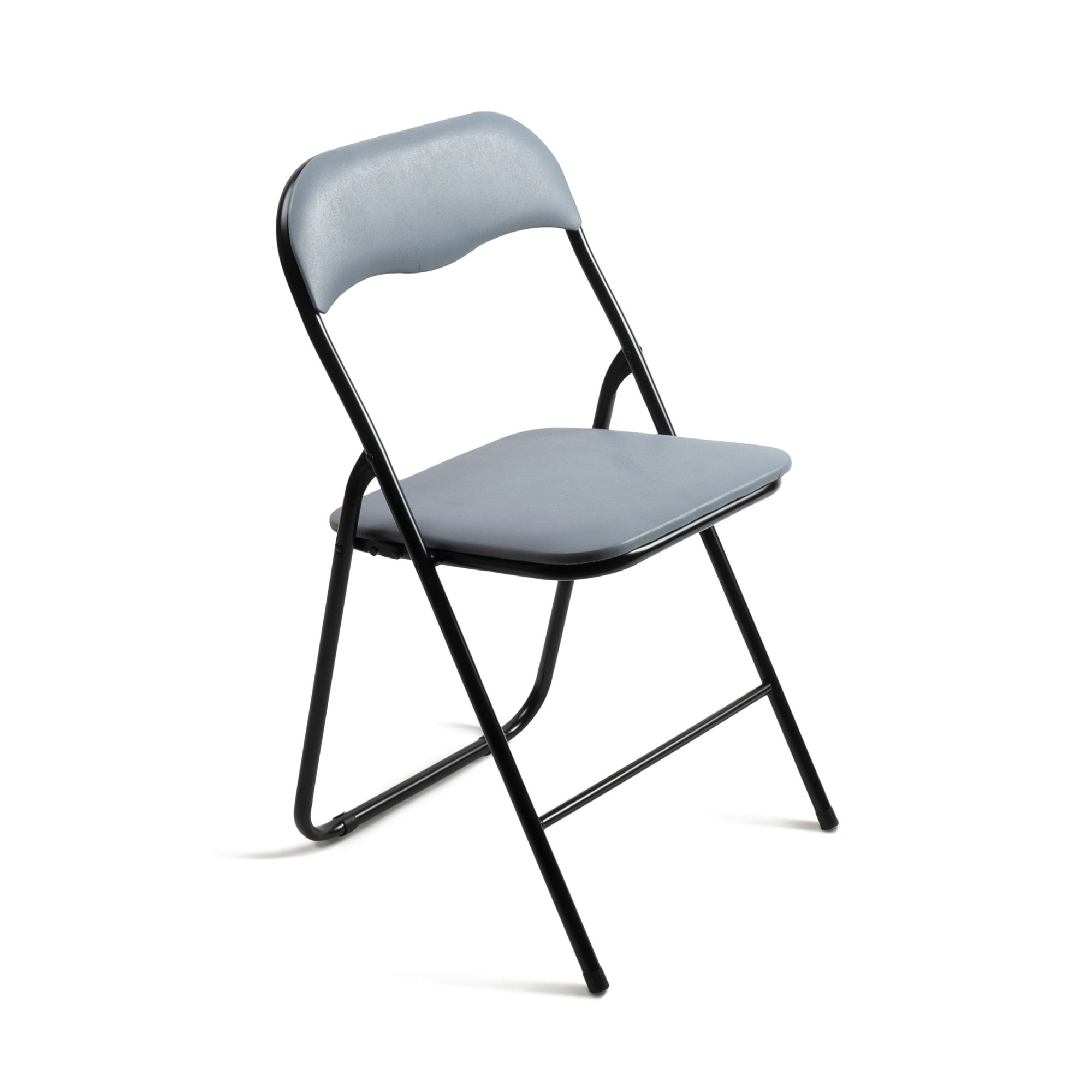 The Secret Home - Silla Plegable Acolchada - Asiento Auxiliar - Ideal para Cocina, Comedor, Salón, Dormitorio - 44x46x79 Cm - Cómoda y Resistente