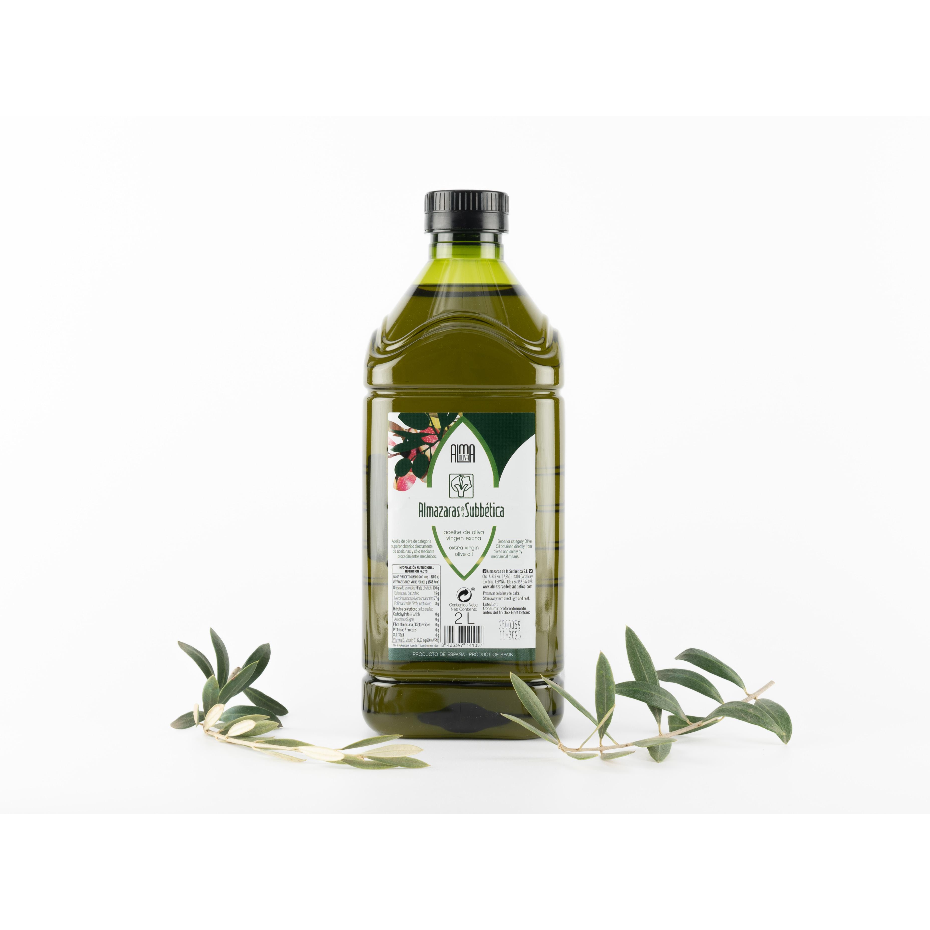 ALMAZARAS DE LA SUBBÉTICA DOP PRIEGO DE CÓRDOBA. Aceite de Oliva Virgen Extra. Córdoba Sierra de la subbética. Garrafa de 2L