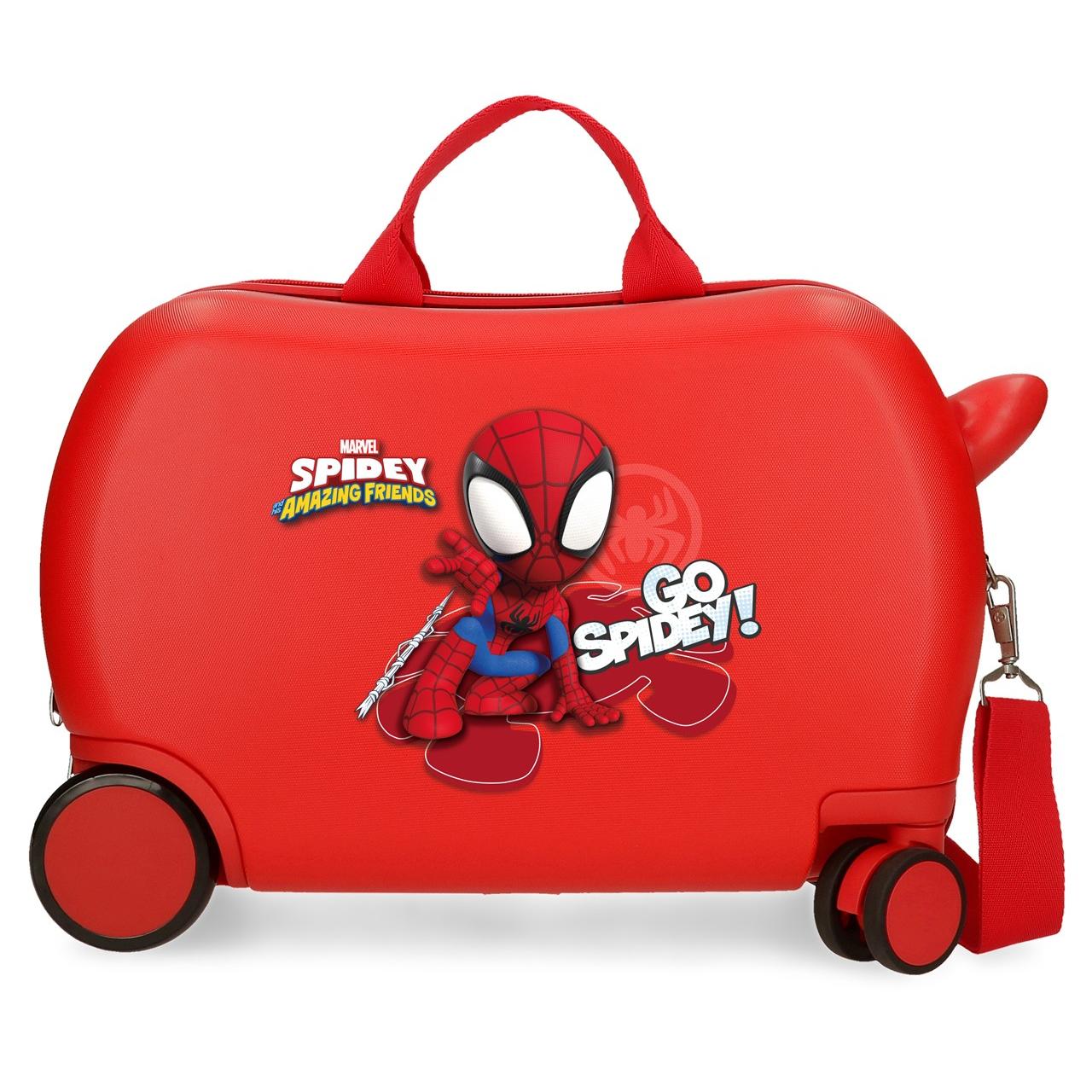 Maleta infantil Go Webs Go Spidey rojo 45x31x20 cm