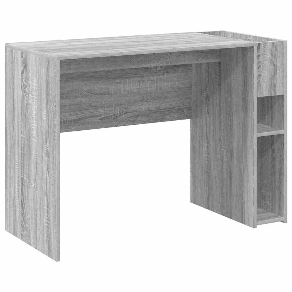 vidaXL Escritorio Gris Sonoma 109 x 50 x 78 cm Madera de ingeniería