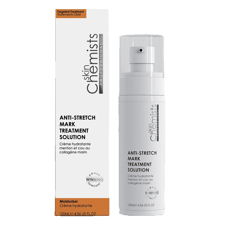 skinChemists Crema Antiestrías con Manteca de Karité 120ml para una Piel Suave y Firme