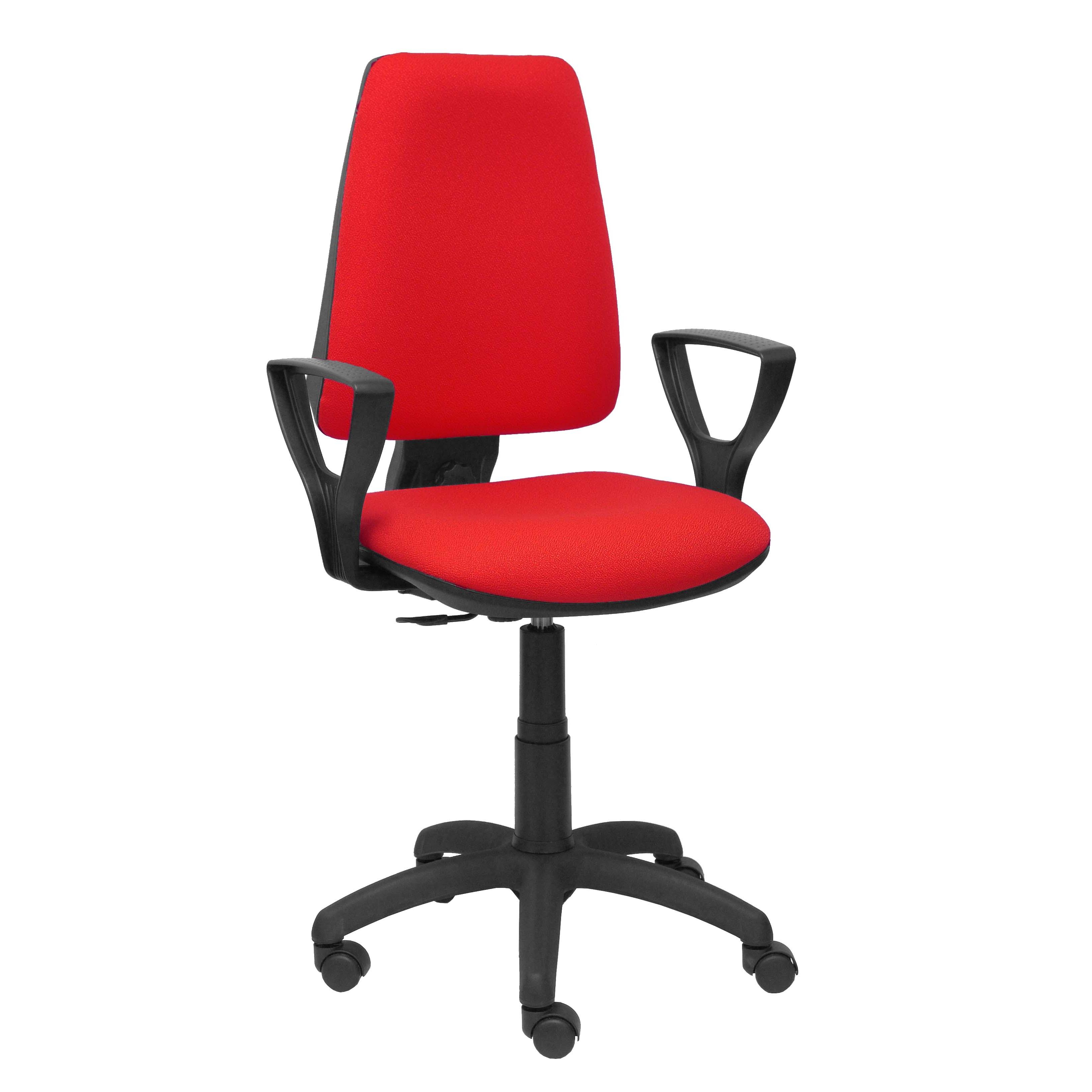 Piqueras Y Crespo Silla Ergonómica con Brazos Fijos y Mecanismo Regulable en Altura