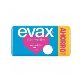 Evax - Compresas Evax Cottonlike Alas Normal (32 Uds.)