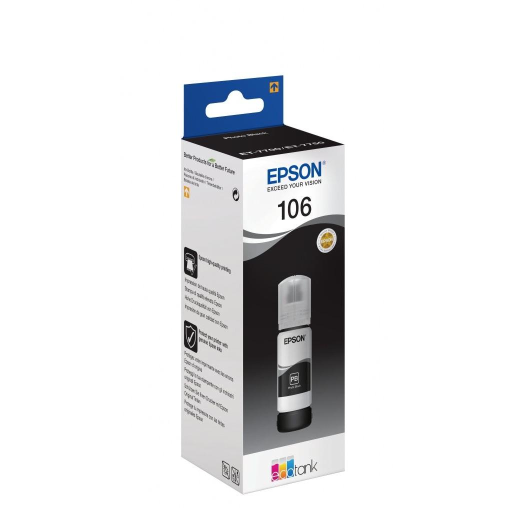 Epson - Cartucho de tinta C13T00R140 para impresoras Ecotank ET-7700 y ET-7750, capacidad 70 ml, resistente a la decoloración y fácil instalación
