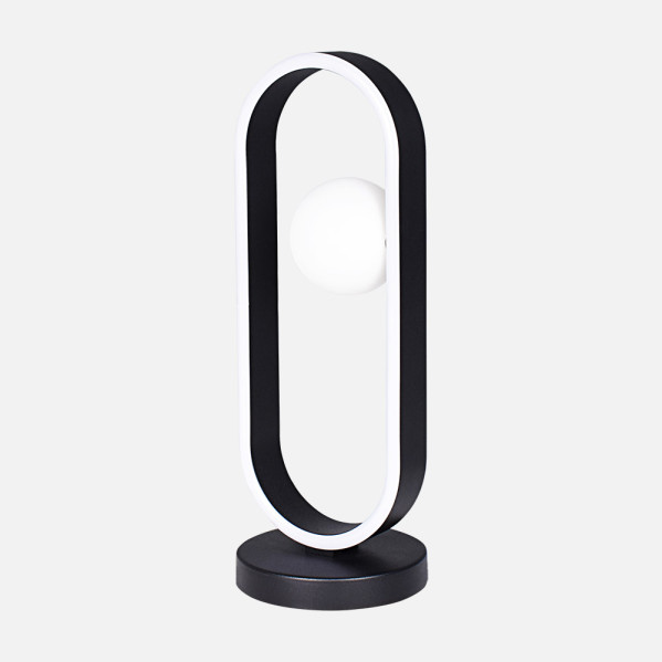 Sobremesa fermoselle 10w+3w 4000k negro 41,5x15x15cm 1105lm