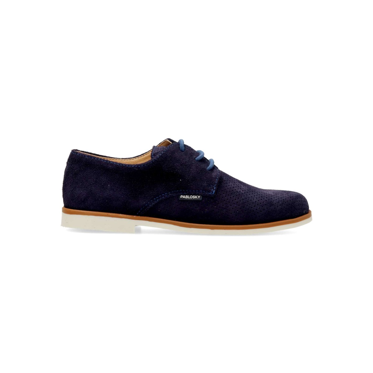 Pablosky - Zapato vestir oxford para niño en piel natural transpirable, forro inTech, plantilla antibacterias y suela de goma antideslizante ideal para comuniones
