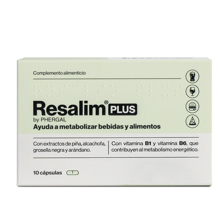 Resalim Complemento Alimenticio Metabolizador Bebidas 10 Cápsulas