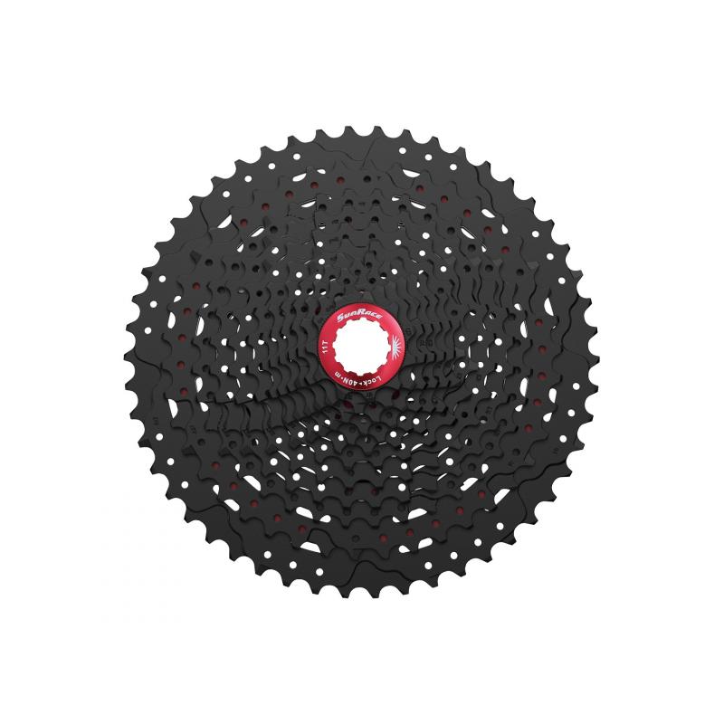 SUNRACE | Cassette MZ90 12v -negro - Cassette Sun Race MZ90. Compatible con núcleos Shimano No compatible con núcleos Microspline No compatible con núcleos Sram XD. 12 velocidades. Desarrollo: 11 - 13
