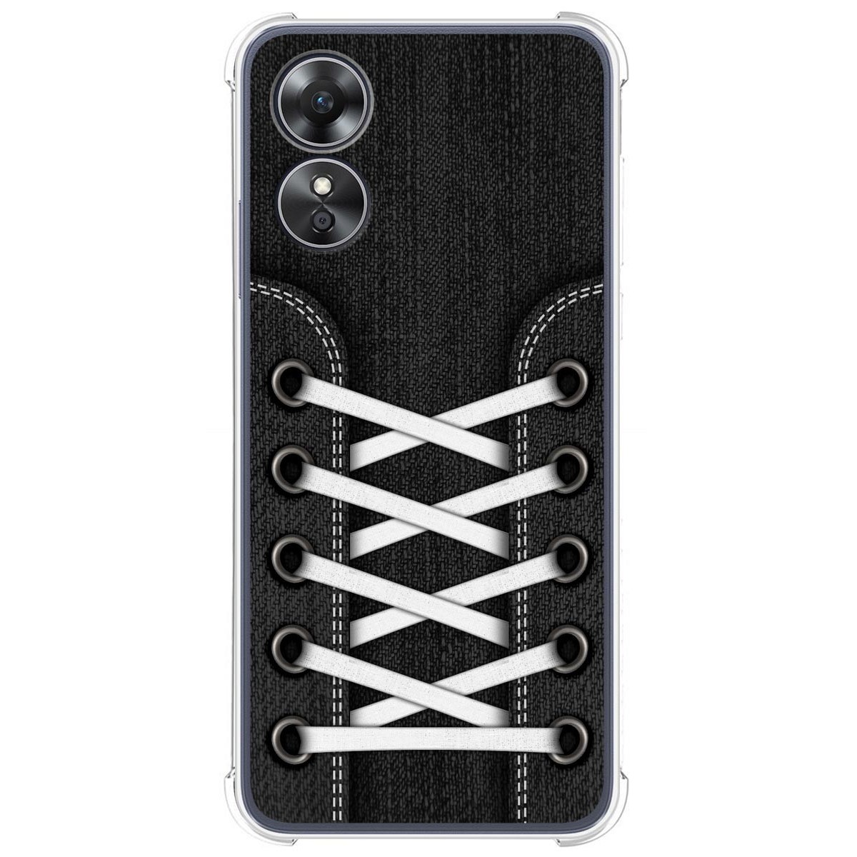 Funda Silicona Antigolpes para Oppo A17 diseño Zapatillas 02 Dibujos