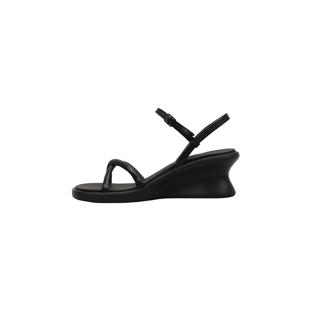 Camper K201916 Sandalias De Cuña Mujer Negro